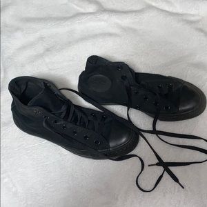 All black converse